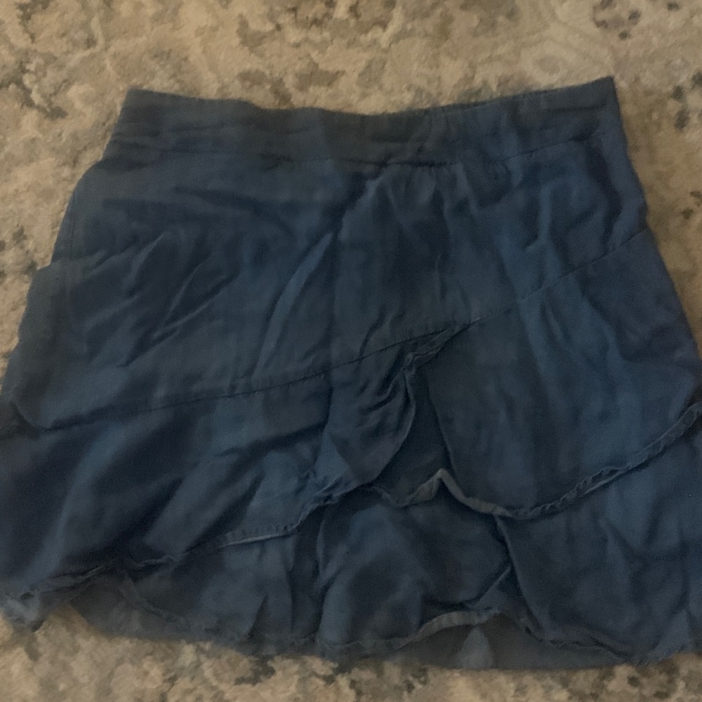 Cato sized medium denim denim skirt with ruffles